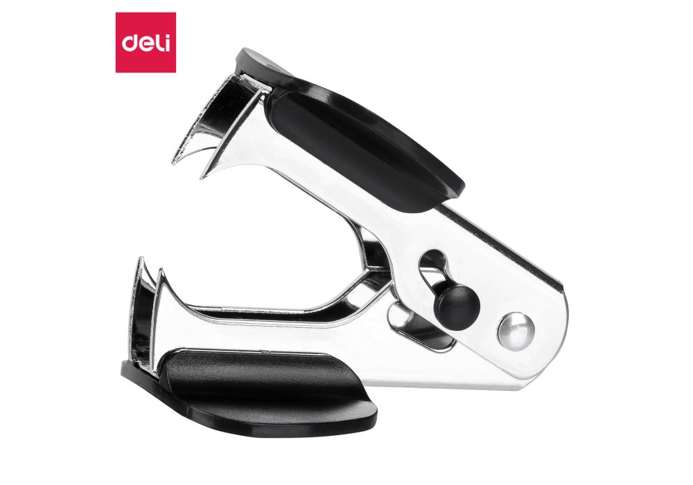 Антистеплер Deli металевий (24/6, 26/6) колір чорний (0231)